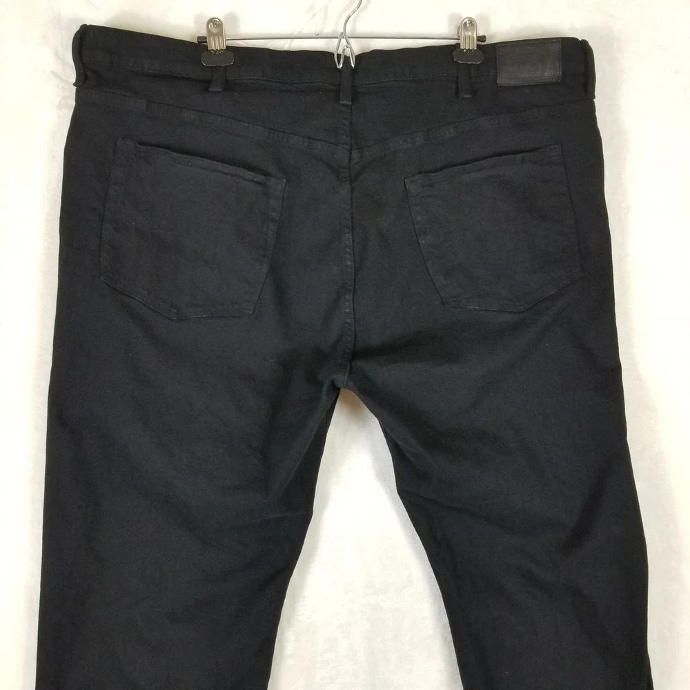 Polo Ralph Lauren Jeans Mens 46x34 Black Hampton Relaxed Straight Denim